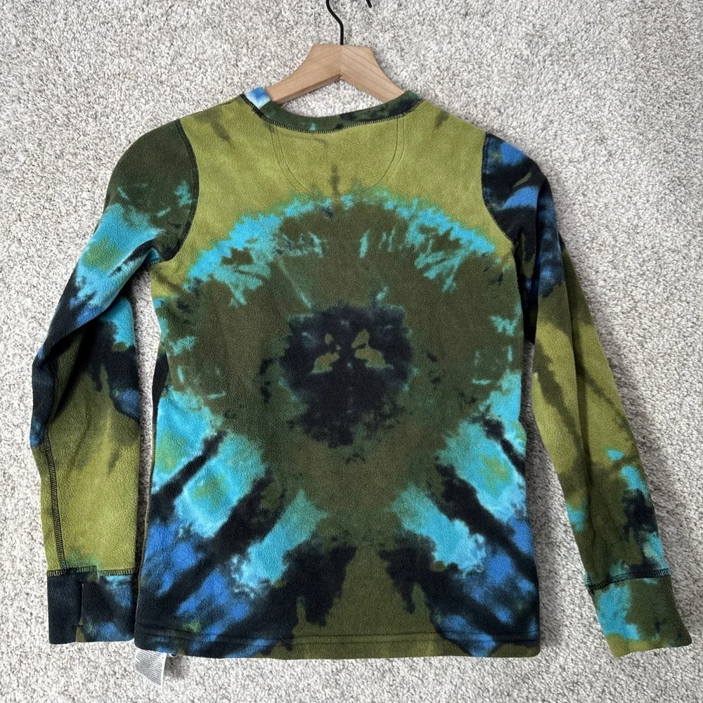 Burton Youth Kids M Lightweight Snowboard Ski 1st Base Layer Set Tie-Dye